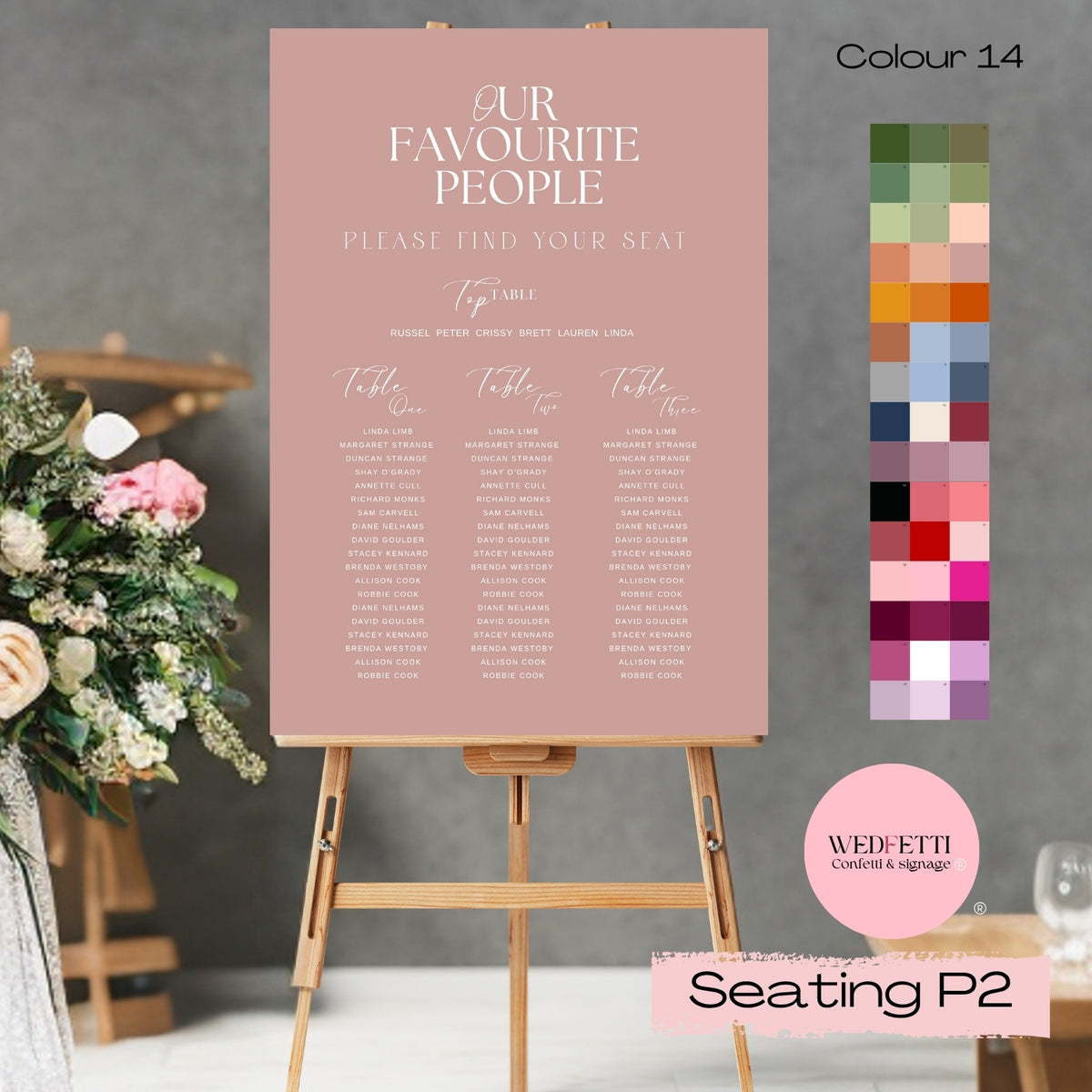 Large Signage - Order of the day - P214