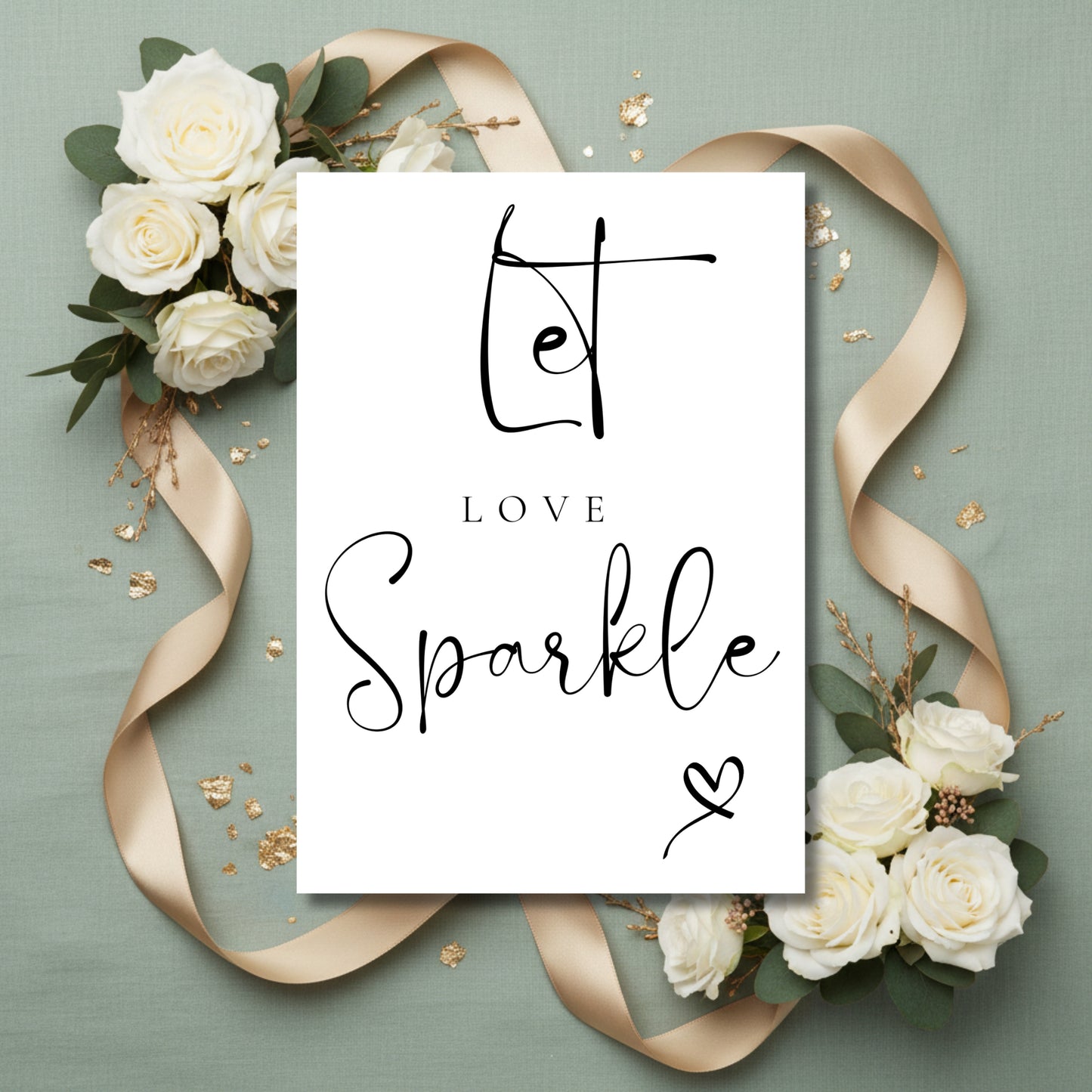 Sparkler sign - Lucia Black