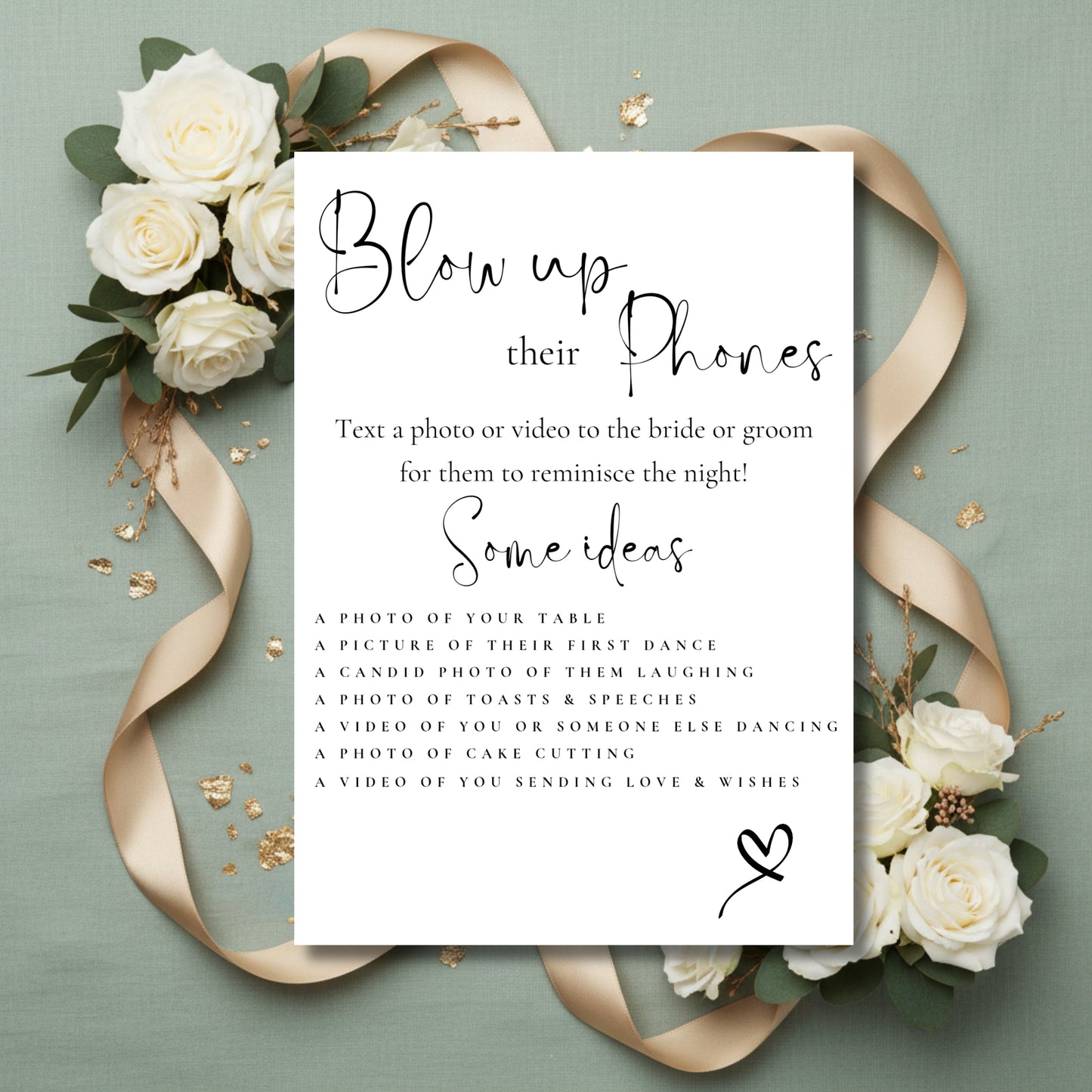 Guest photo ideas sign - Lucia Black