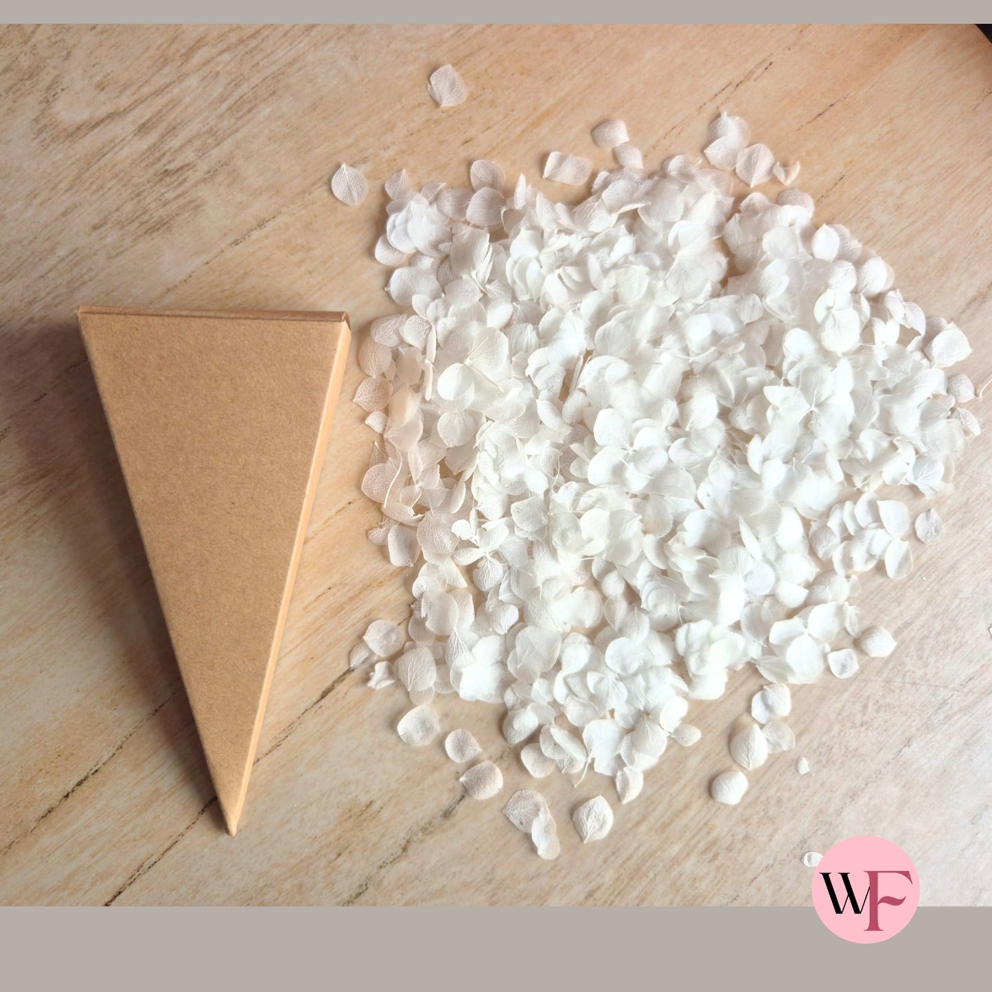 DIY closed Petal/Paper confetti cones (Large)