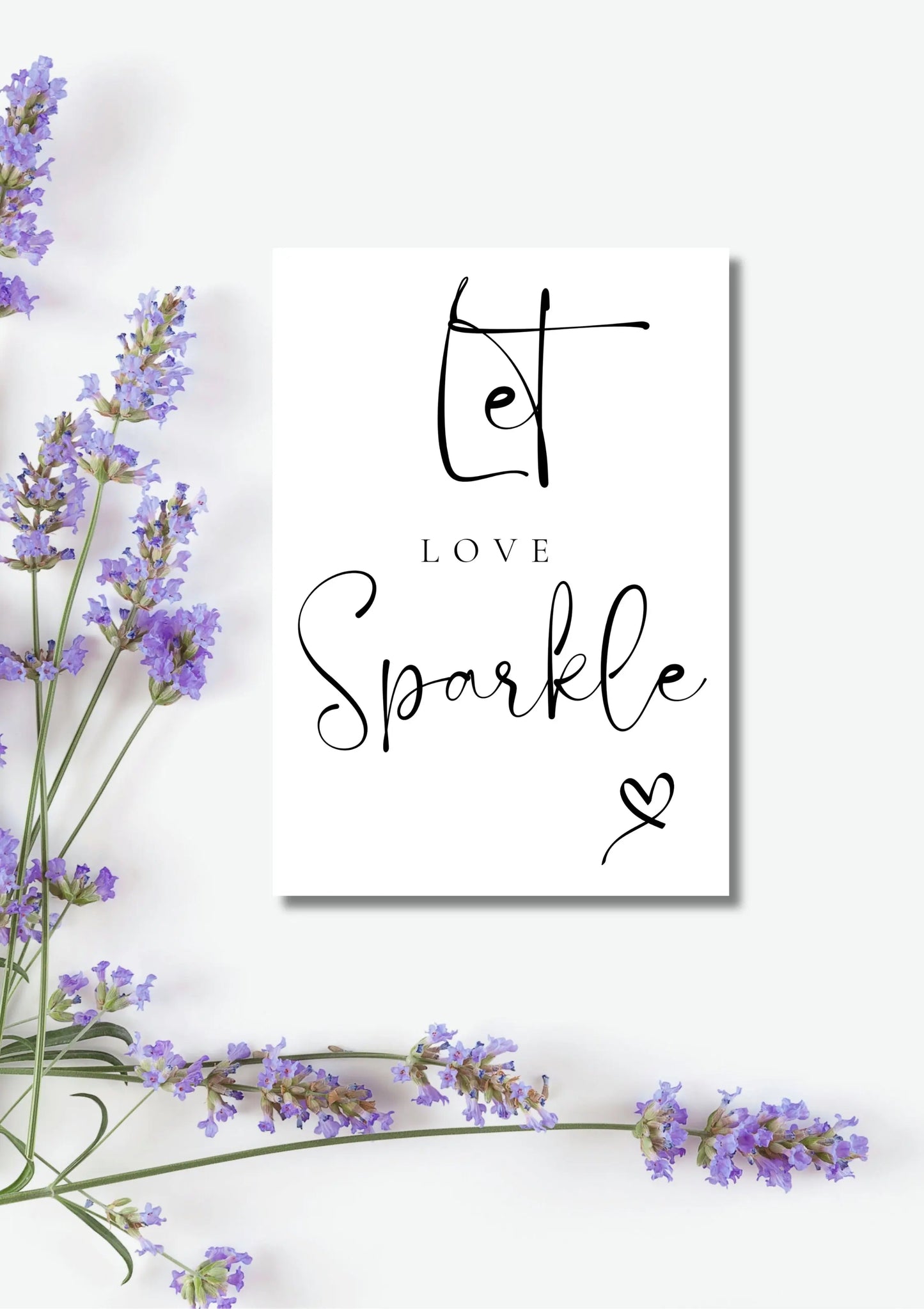Lucia black/ grey collection Sparkler A5 sign WedFetti