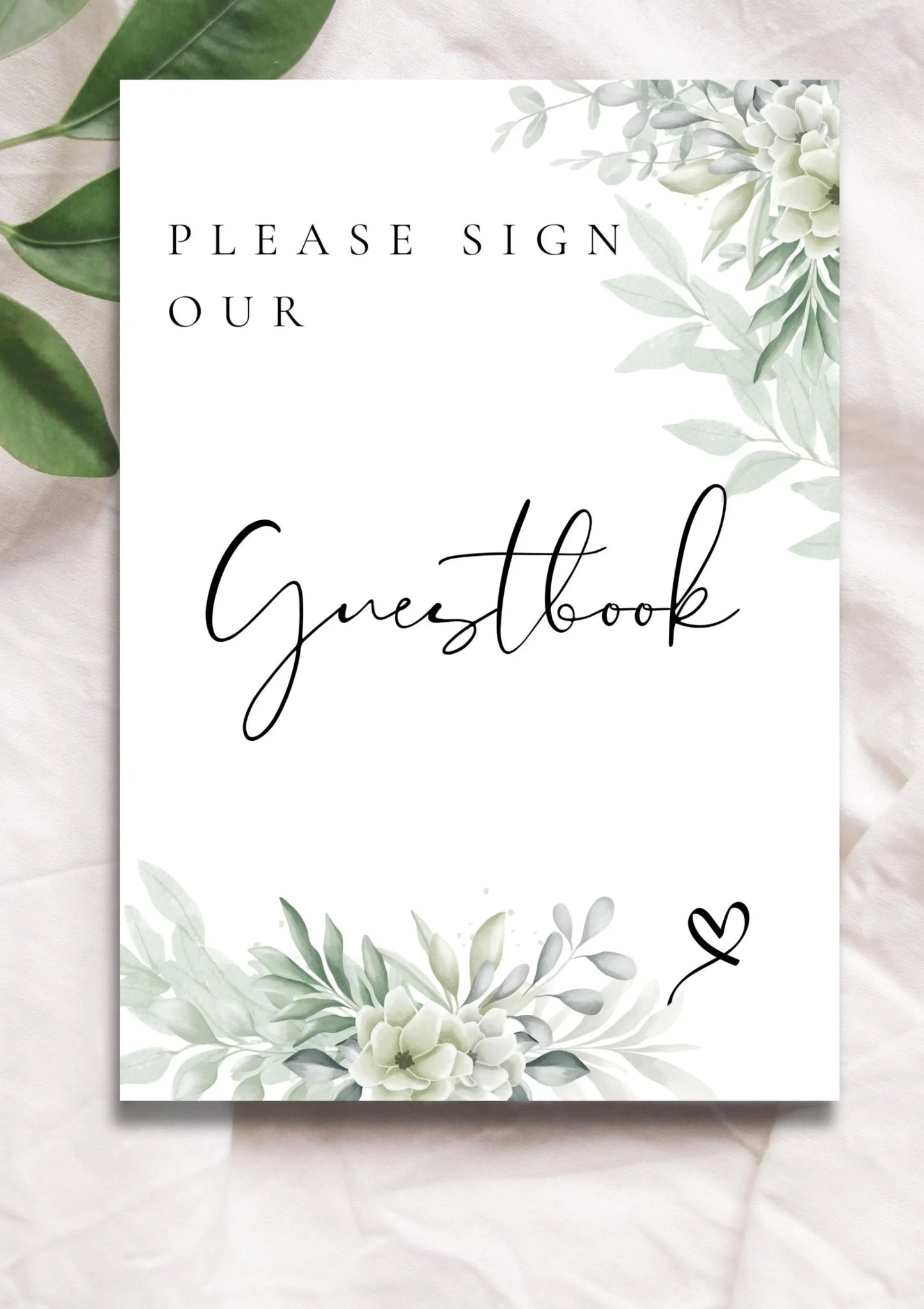 Guestbook sign WedFetti