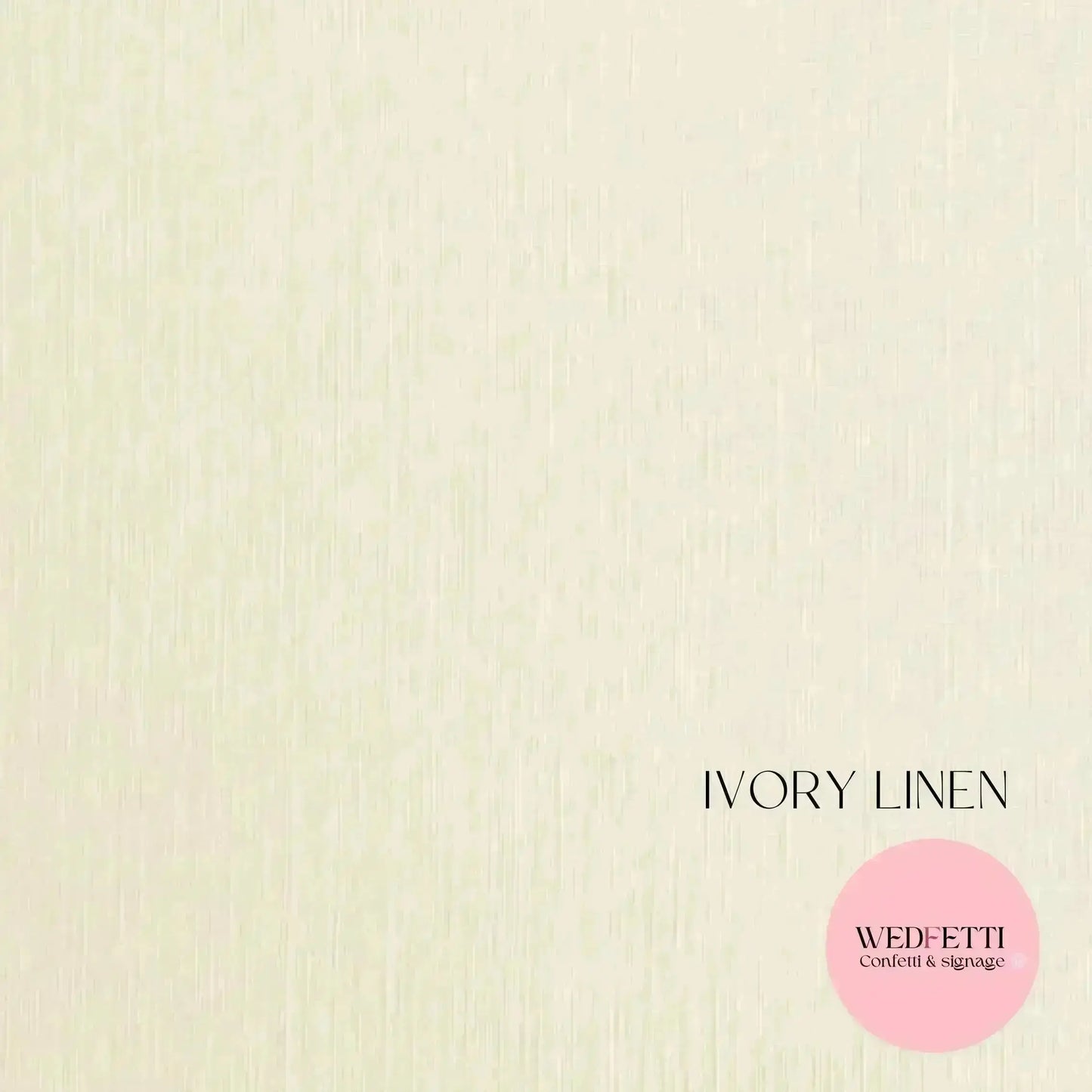 Wedding sign card material