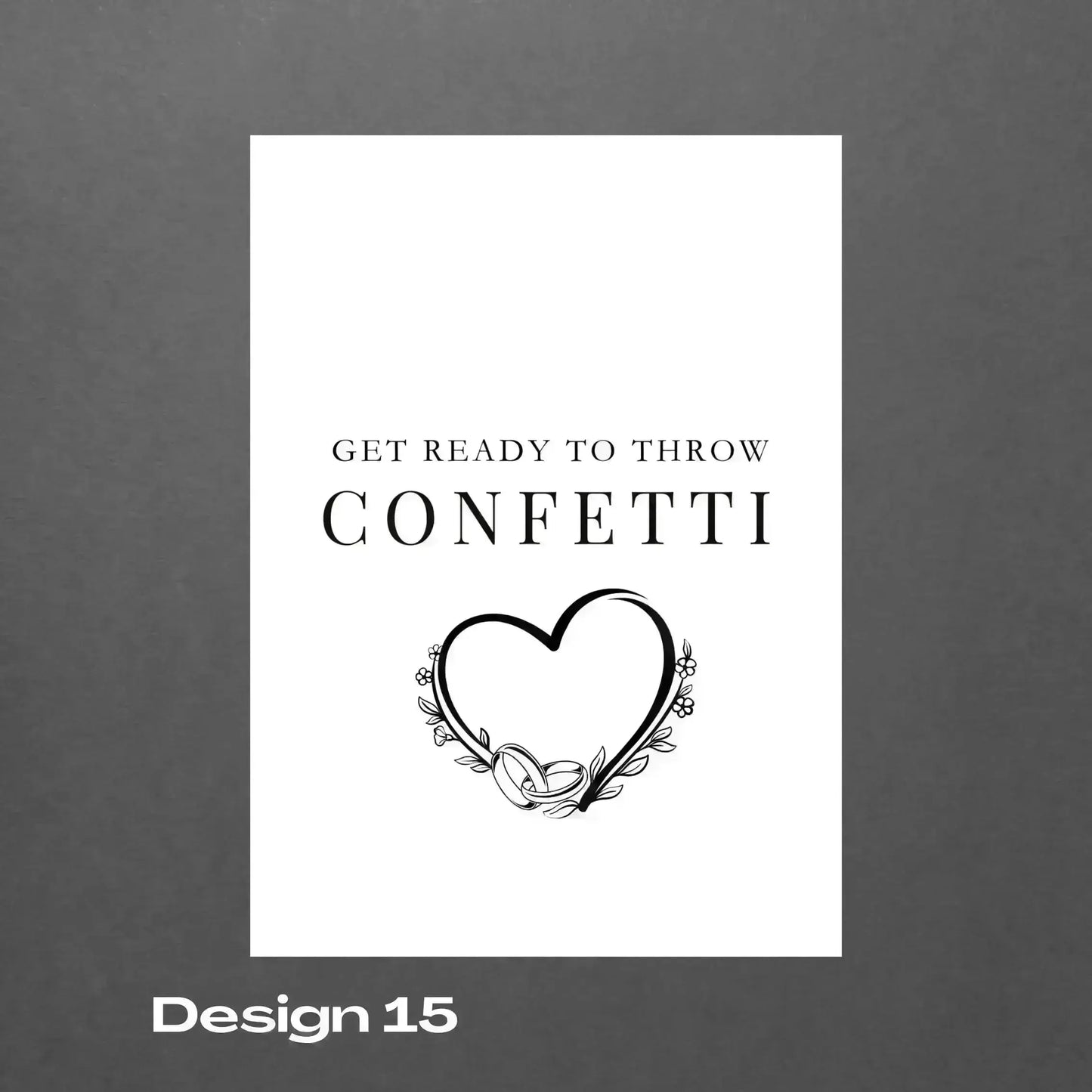 Biodegradable Confetti personalized packets