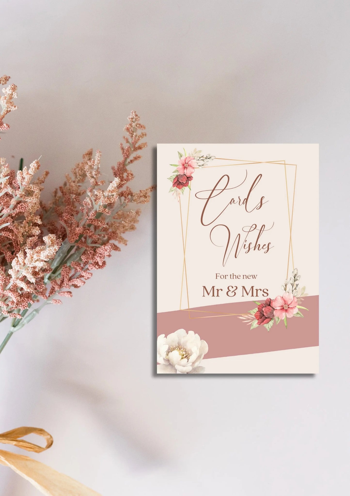 Cards & Wishes Mr/Mrs A5 WedFetti