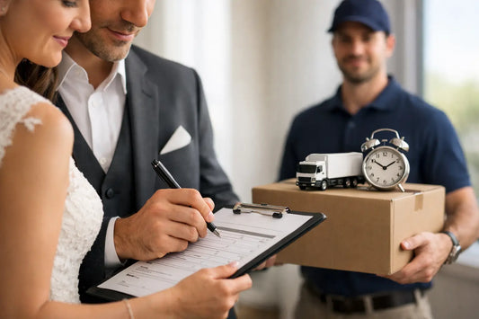 How to Order Delayed Delivery for Your Wedding