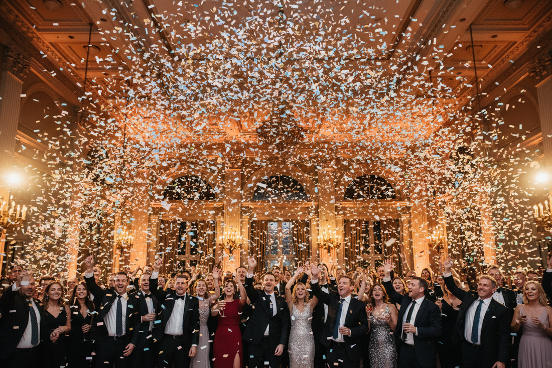 Confetti Cannons Versus Sparklers for Weddings