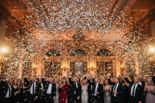 Confetti Cannons Versus Sparklers for Weddings
