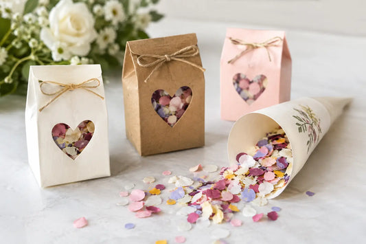 Personalised Confetti Packet Guide for Weddings