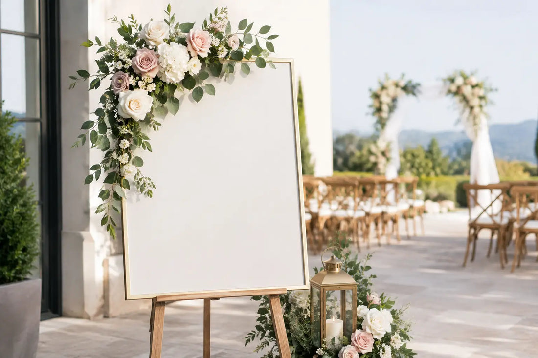 How to Match Wedding Signs With Your Day