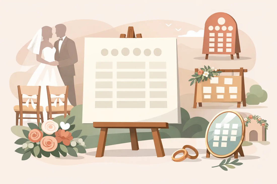 How to Choose a Wedding Seating Plan Sign