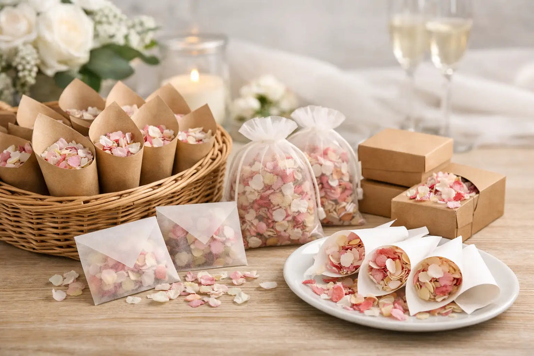 How to Package Wedding Confetti for Your Guests