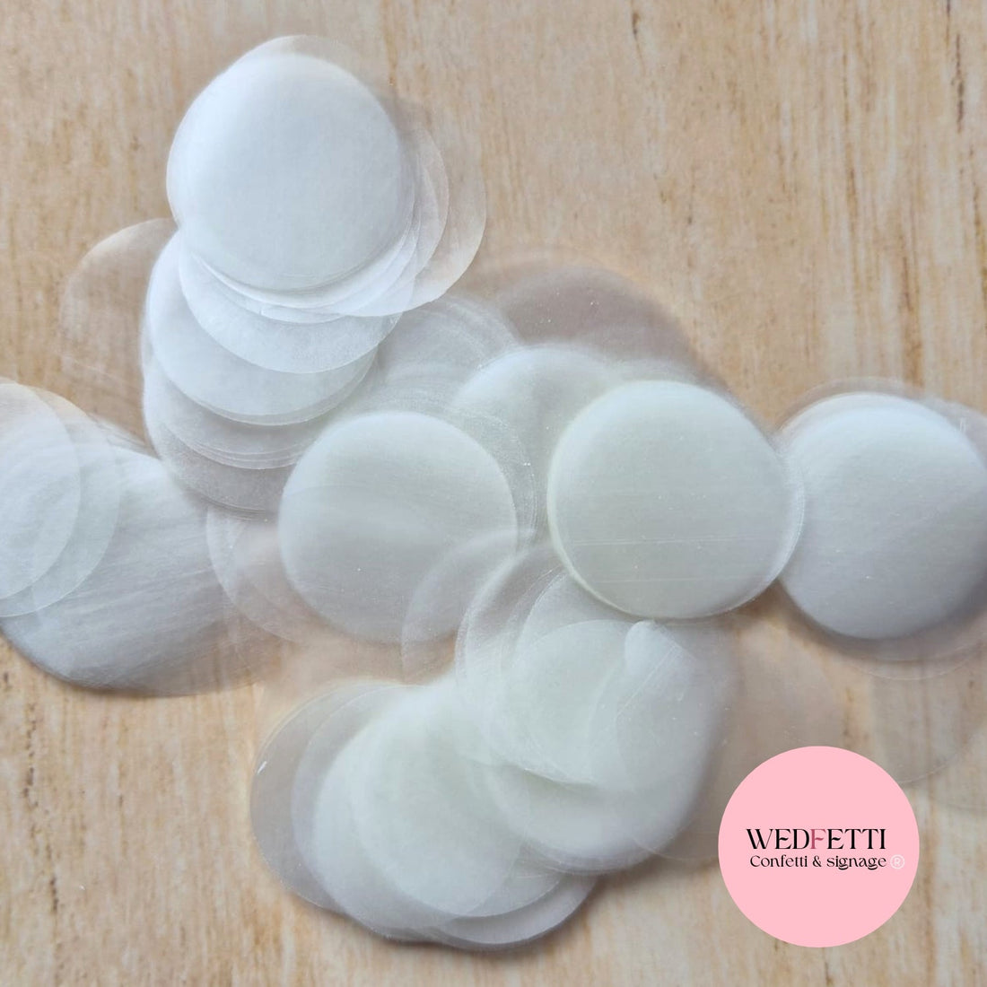 Rice Paper Confetti for Weddings