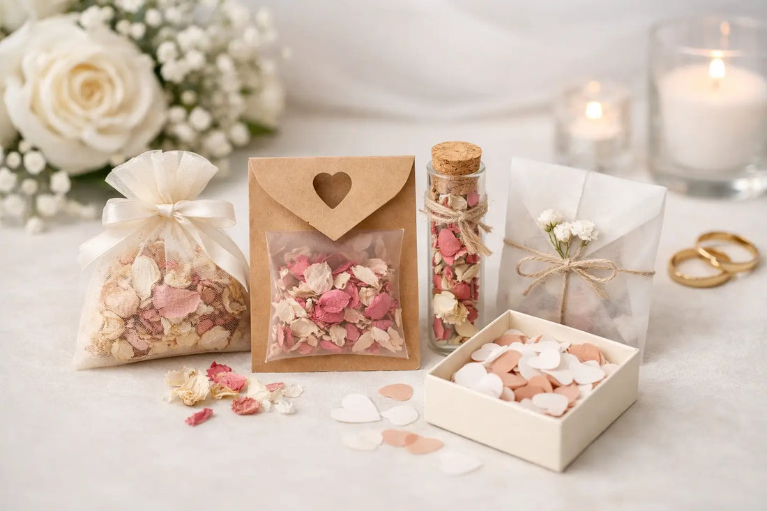 Luxury Wedding Confetti Packaging That Feels Personal