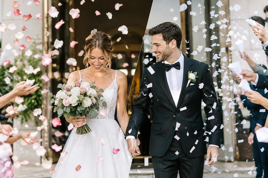 Petals Versus Paper for Your Wedding Exit
