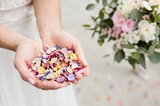 What Is Biodegradable Confetti? A Wedding Guide