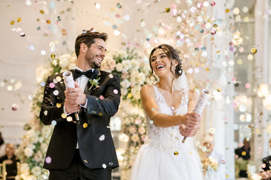 Are Confetti Cannons Allowed Indoors at Weddings?