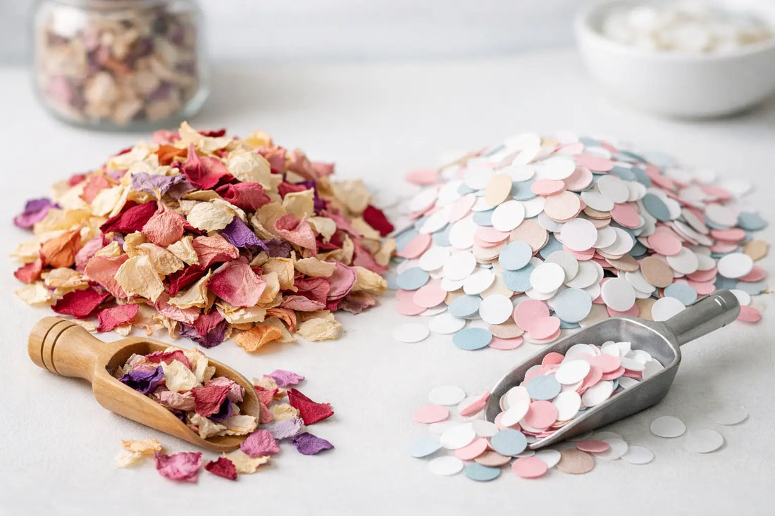 Preserved Petals or Paper: Which Confetti?