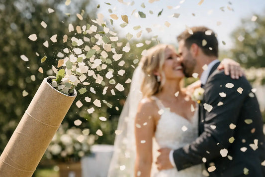 Biodegradable Confetti Cannon Review for Weddings