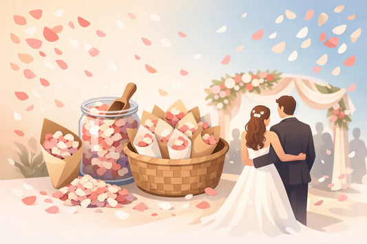 Preserved Petal Confetti Guide for Weddings