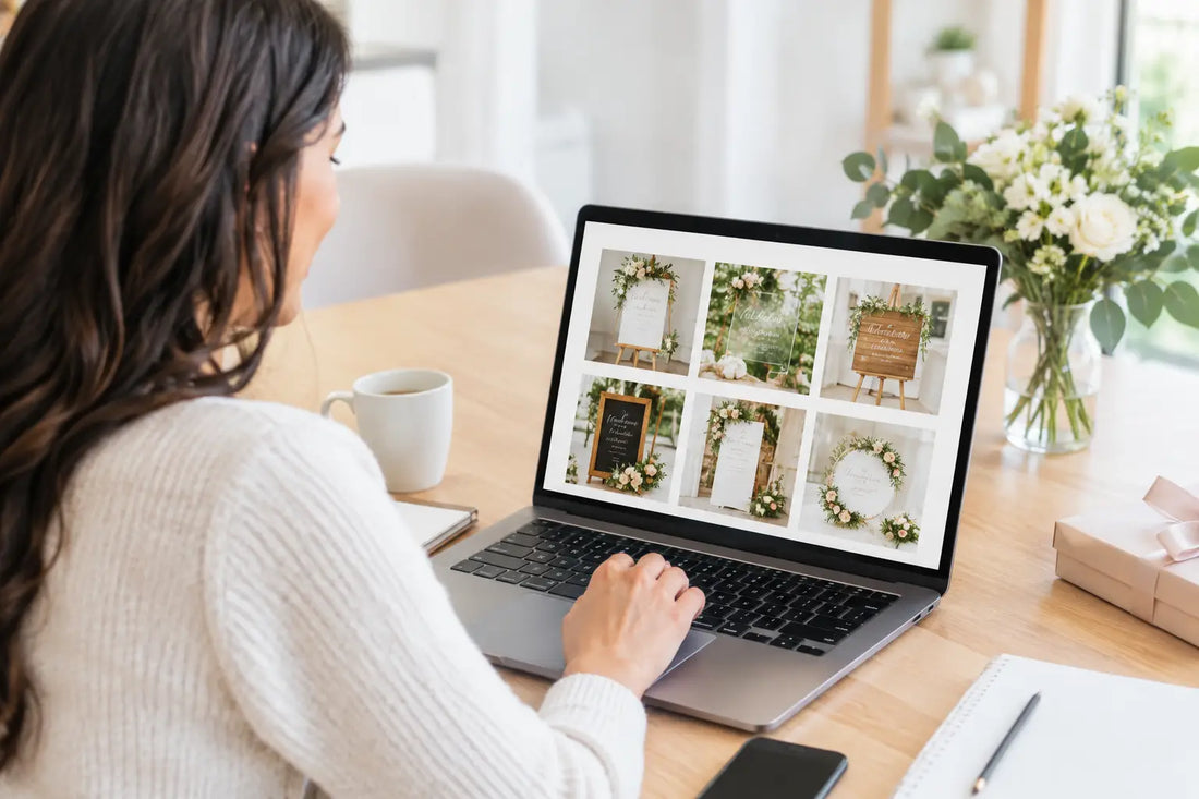 How to Buy Wedding Signage Online with Confidence