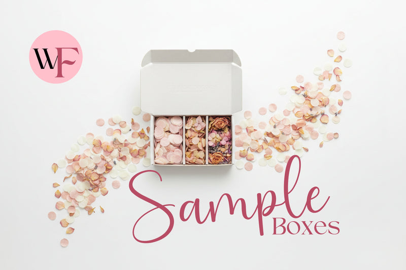 Confetti Samples & Sample boxes