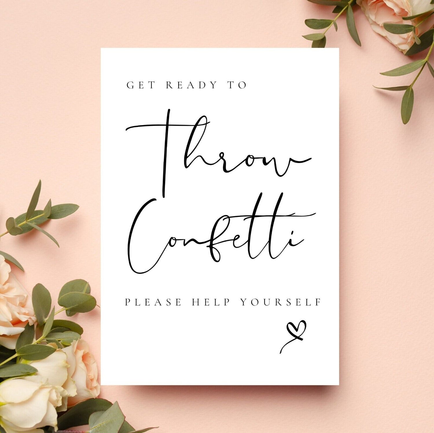 Relax Black original wedding sign collection - WedFetti Confetti & Signage 