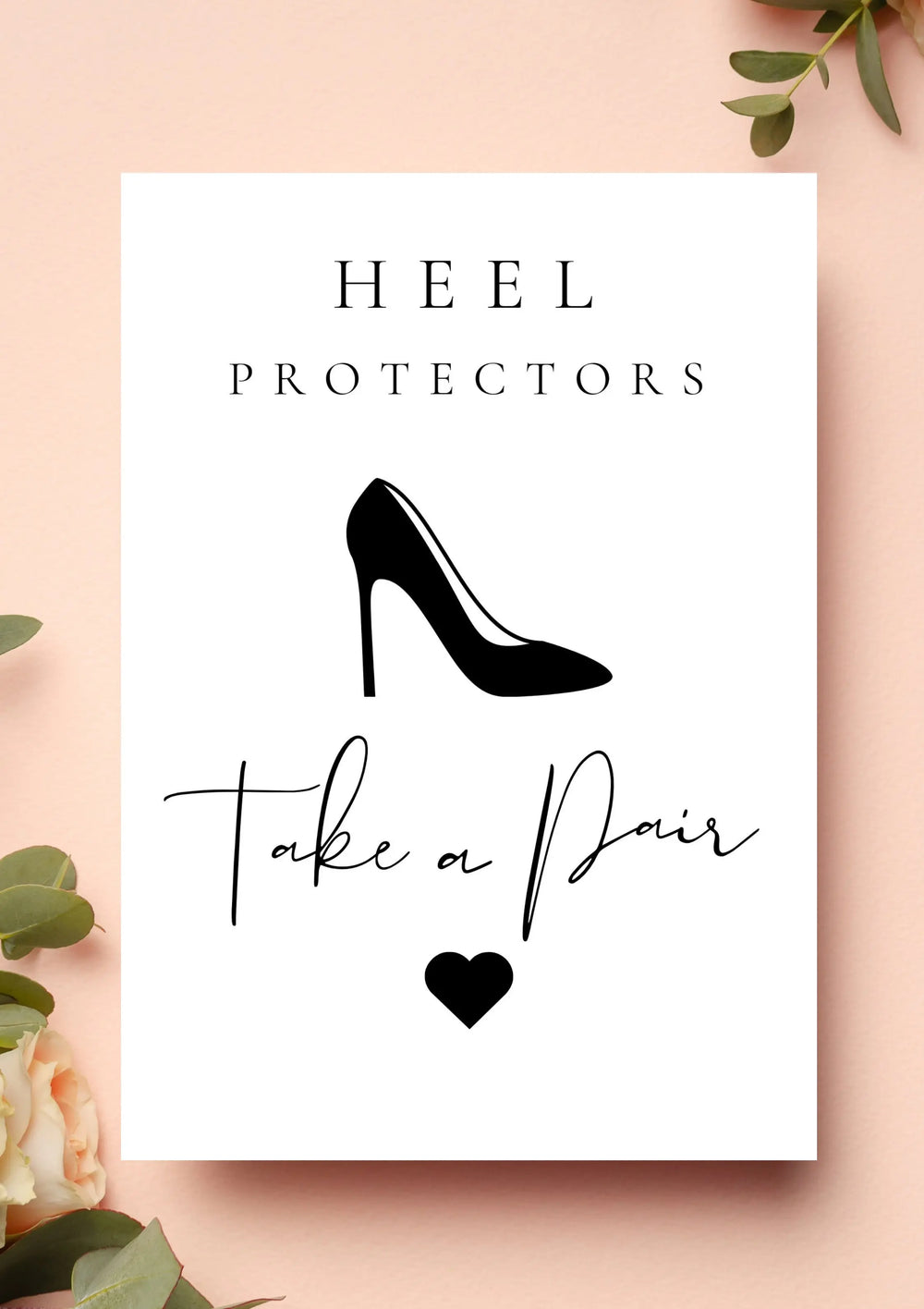 Heel protectors WedFetti