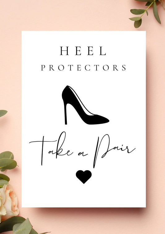 Heel protectors WedFetti