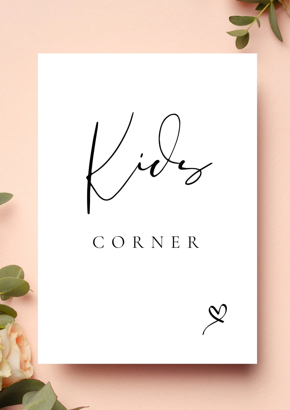 Kids corner WedFetti