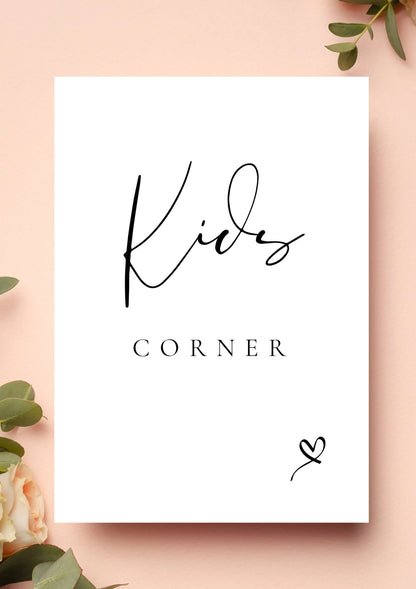 Kids corner WedFetti