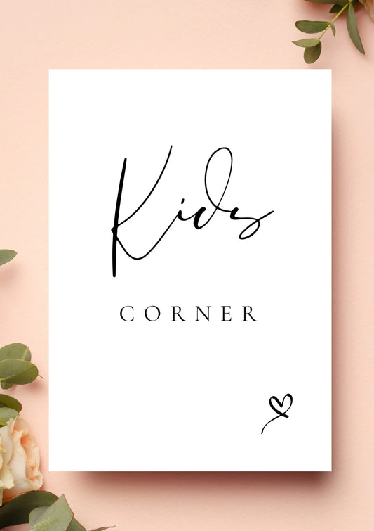 Kids corner WedFetti