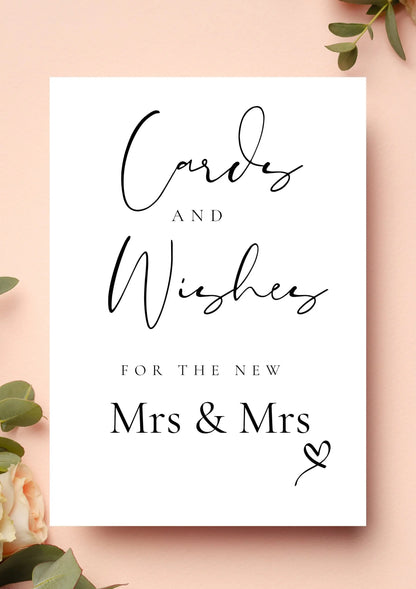 Cards & wishes MRS MRS WedFetti