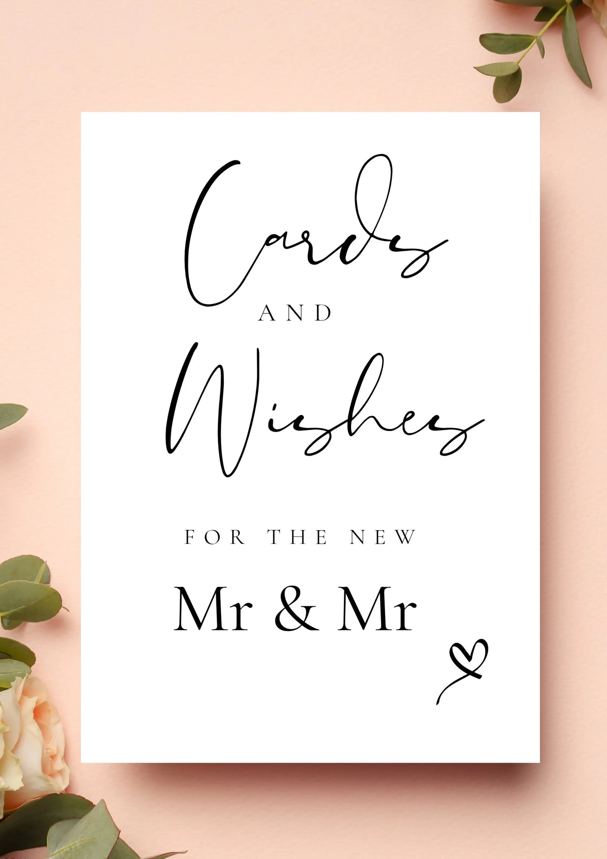 Cards & wishes MR MR WedFetti