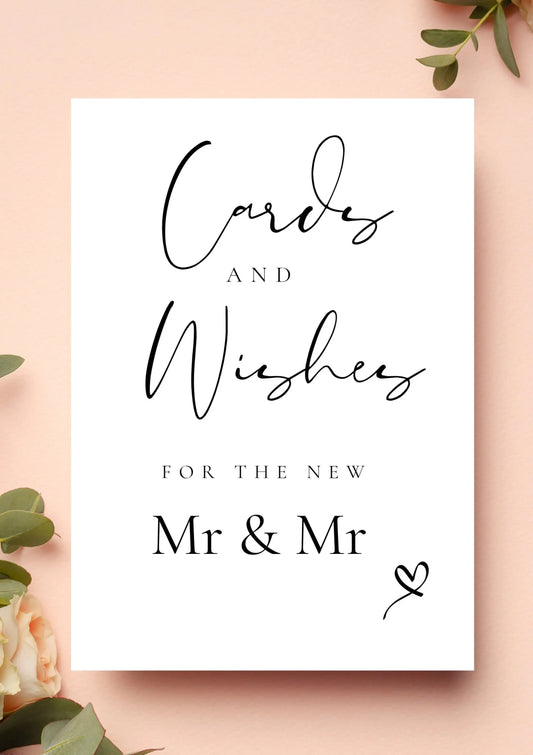 Cards & wishes MR MR WedFetti