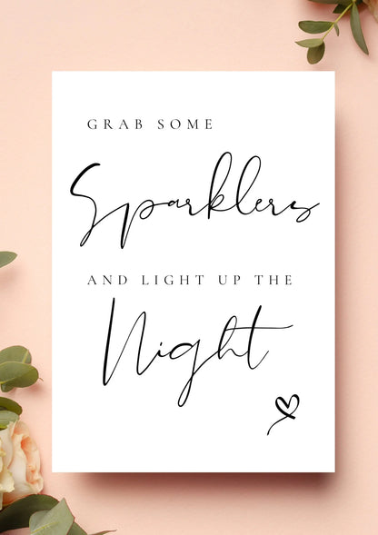 Sparklers WedFetti