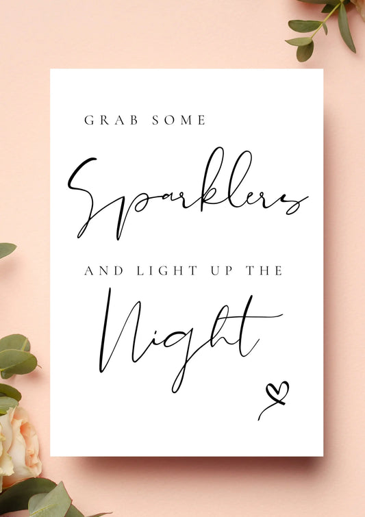 Sparklers WedFetti