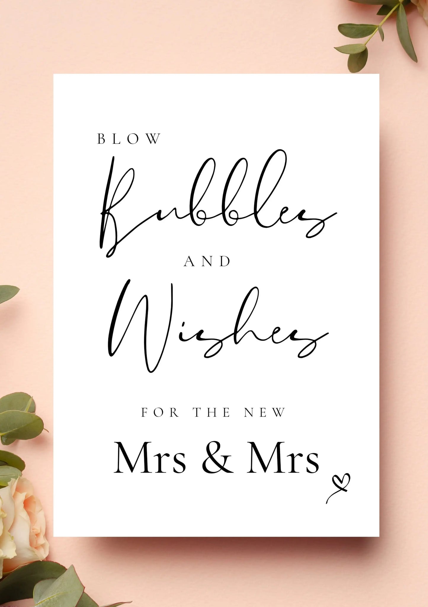 Bubbles & wishes MRS MRS WedFetti