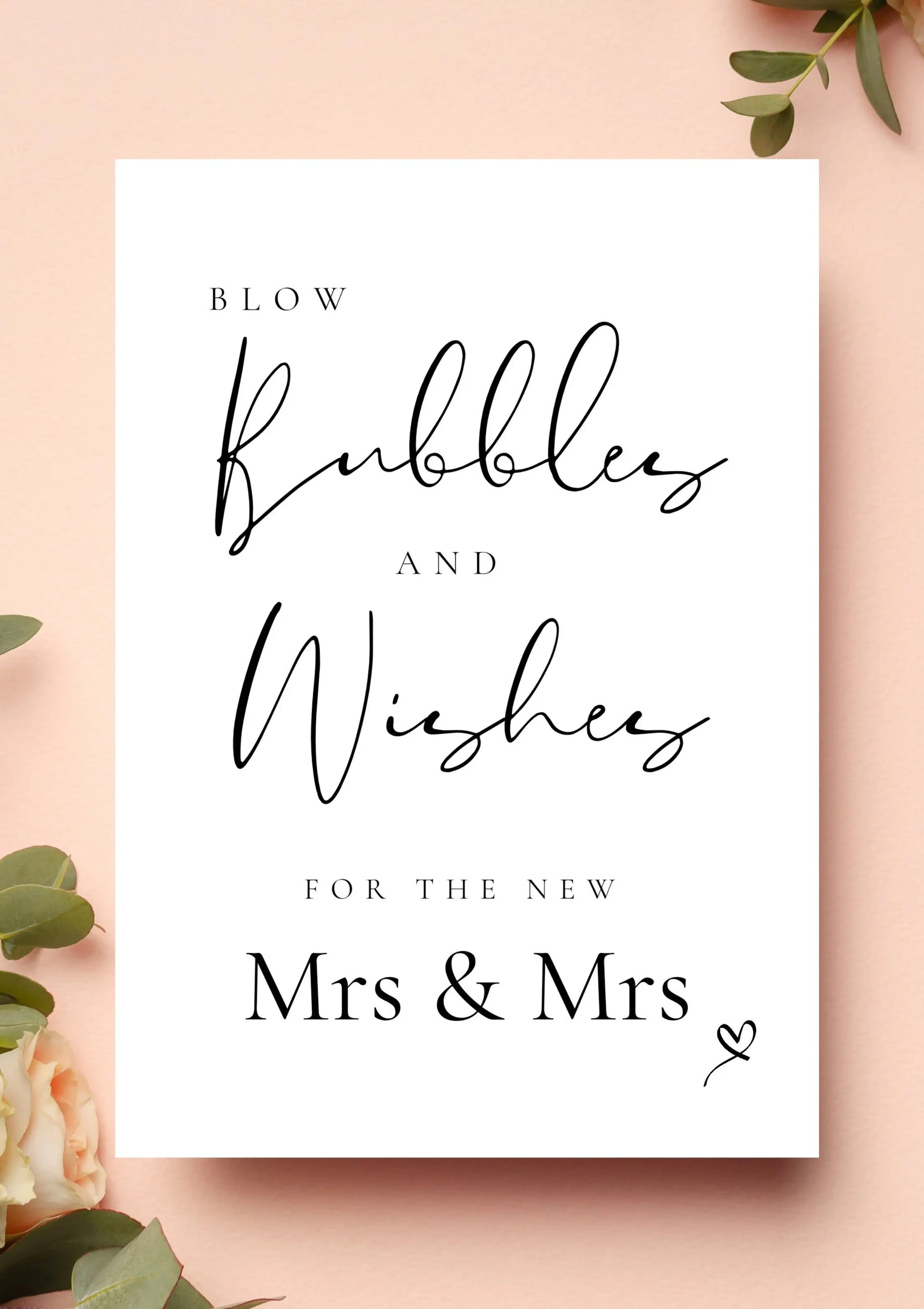 Bubbles & wishes MRS MRS WedFetti