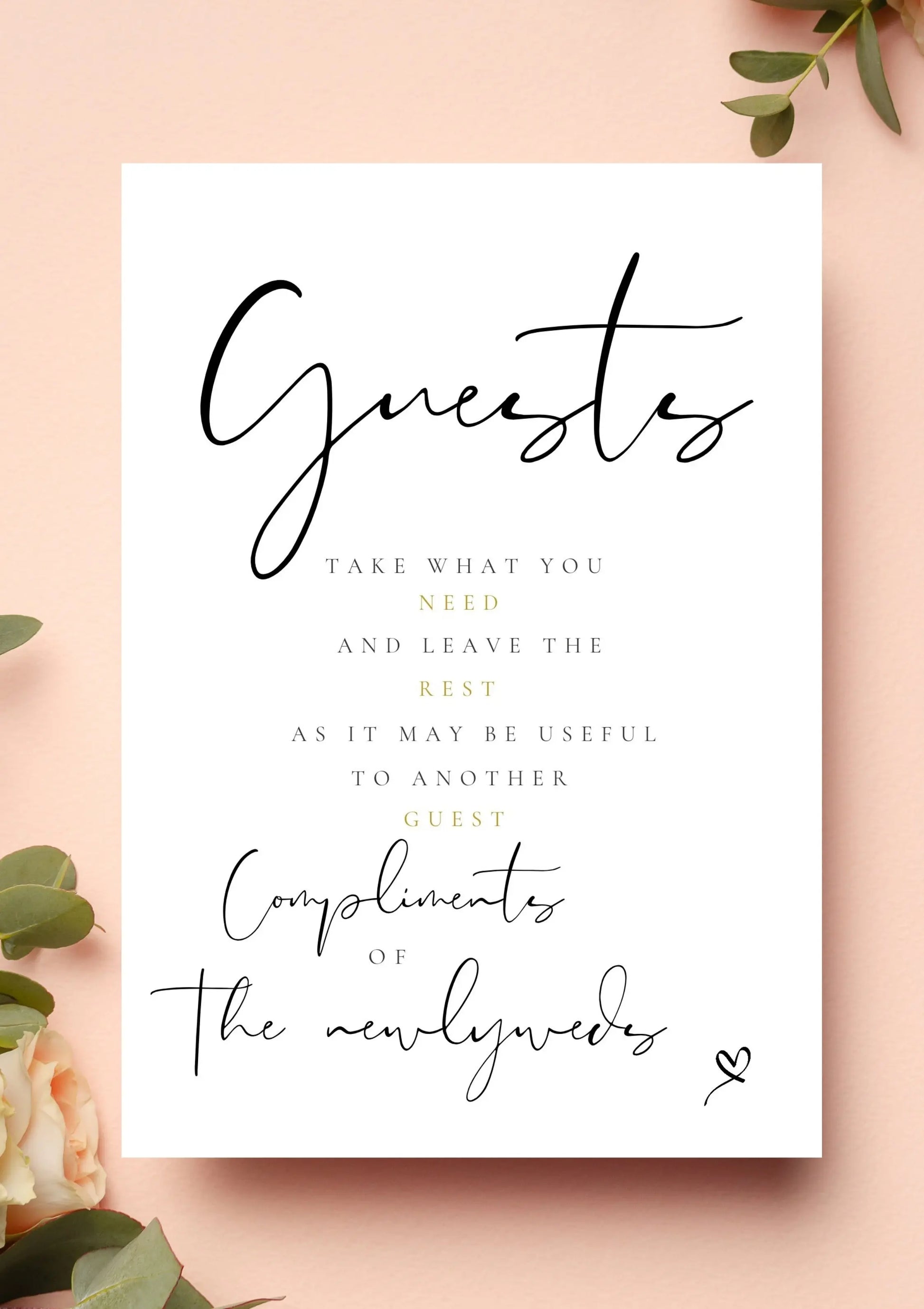 Inclusive restroom WedFetti