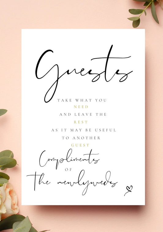 Inclusive restroom WedFetti