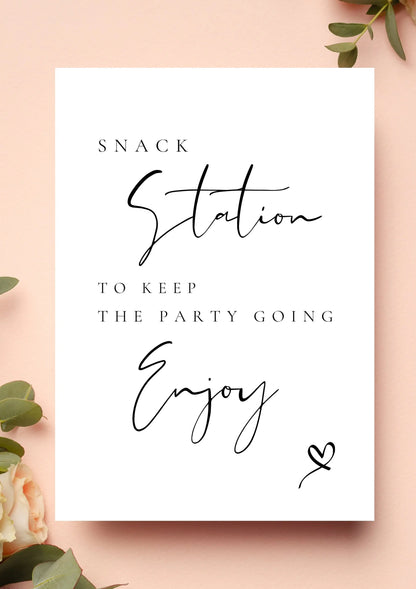 Snack Station WedFetti