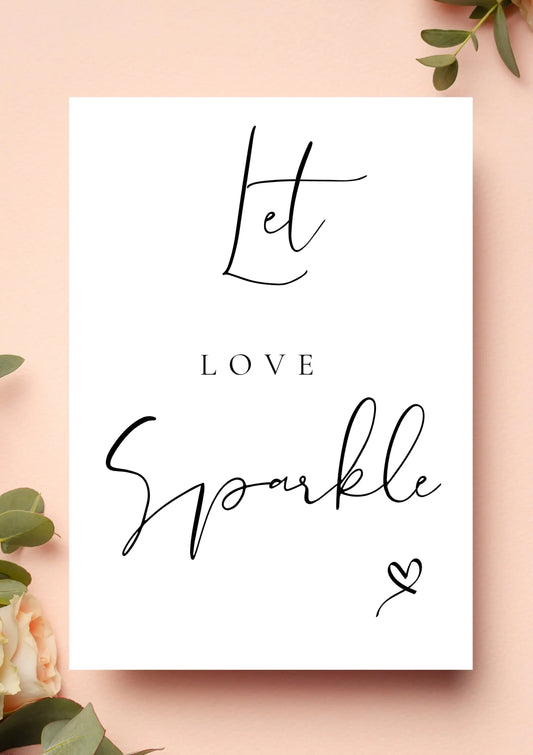 Let love sparkle WedFetti