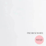 Wedding sign card material