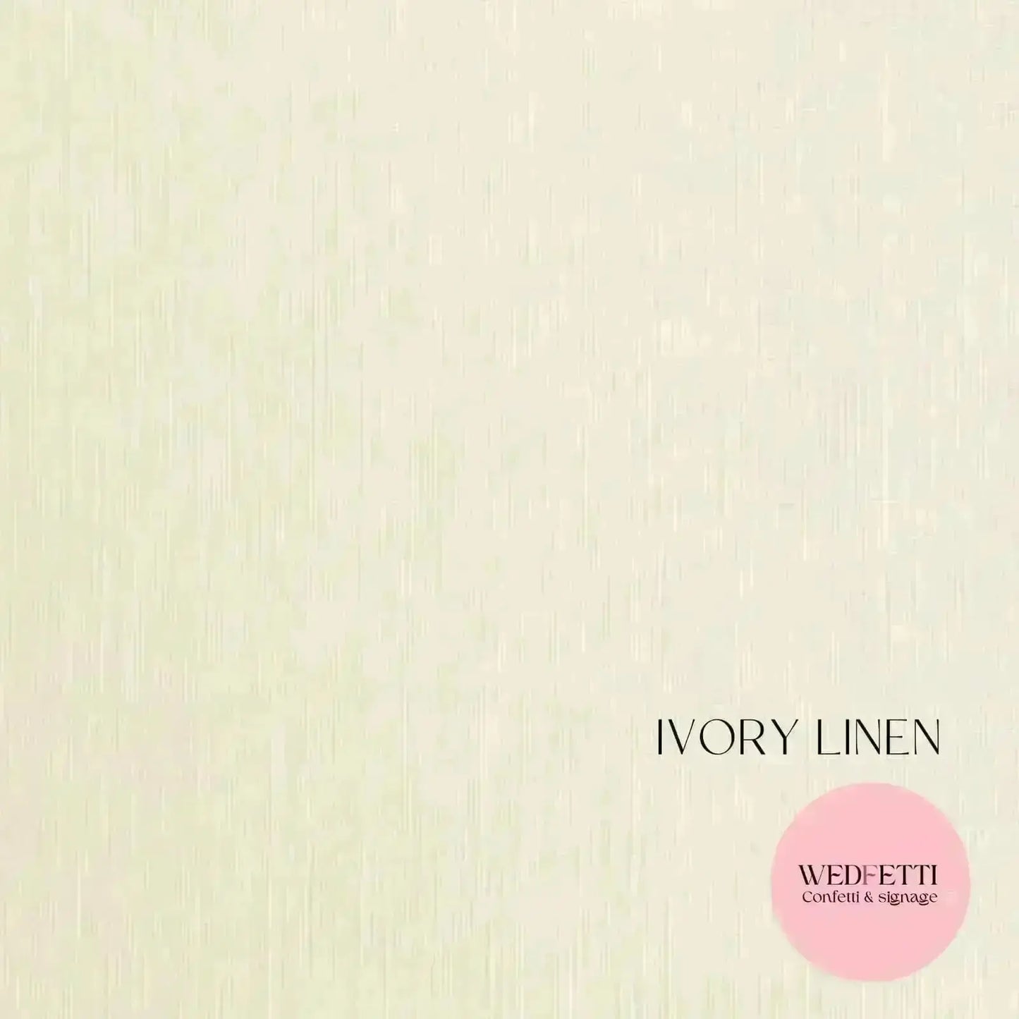 Wedding sign card material