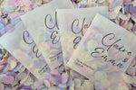 Biodegradable Confetti packets - Plain & B&W (Confetti purchased separately)
