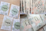 Biodegradable Confetti packets - Plain & B&W (Confetti purchased separately)