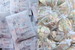 Biodegradable Confetti packets - Plain & B&W (Confetti purchased separately)