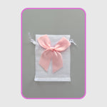 Coloured sheer drawstring organza bags (empty)