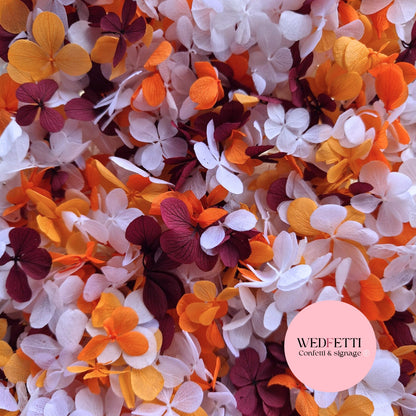 FlutterFly® Petal Confetti - Wine Red Autumn